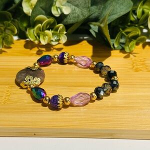 Elegant Multicolor Natural Stones Bracelet